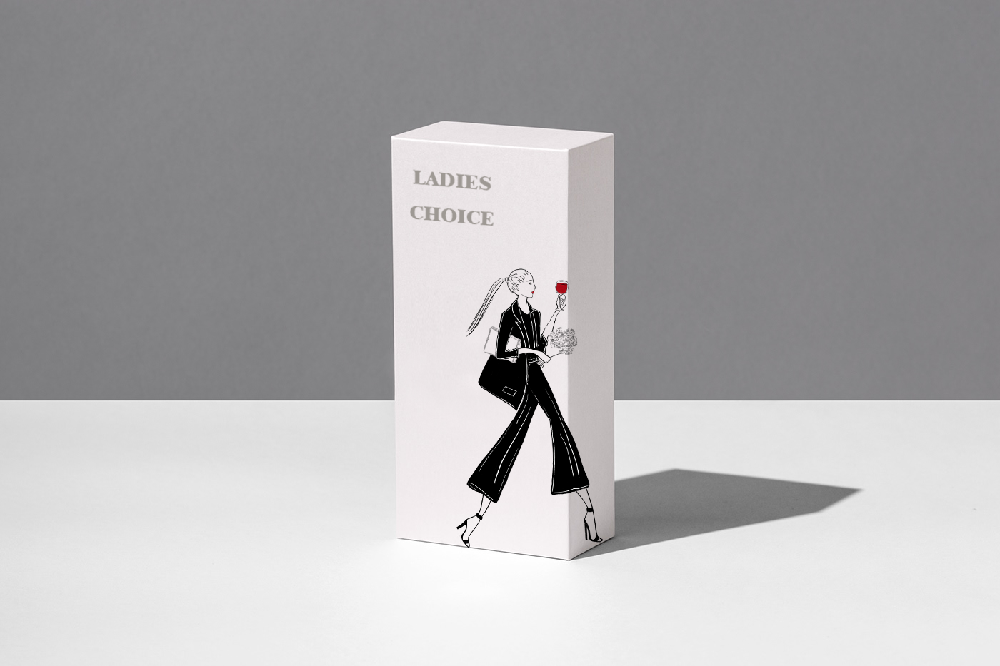 Ladies Choices - wine packaging illustration