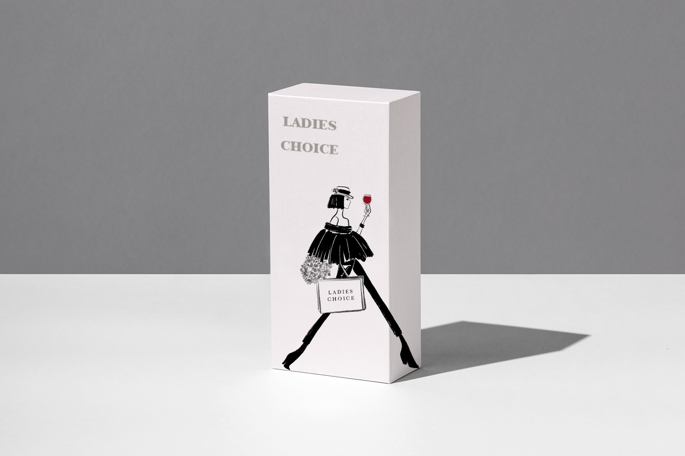 Ladies Choices - wine packaging illustration